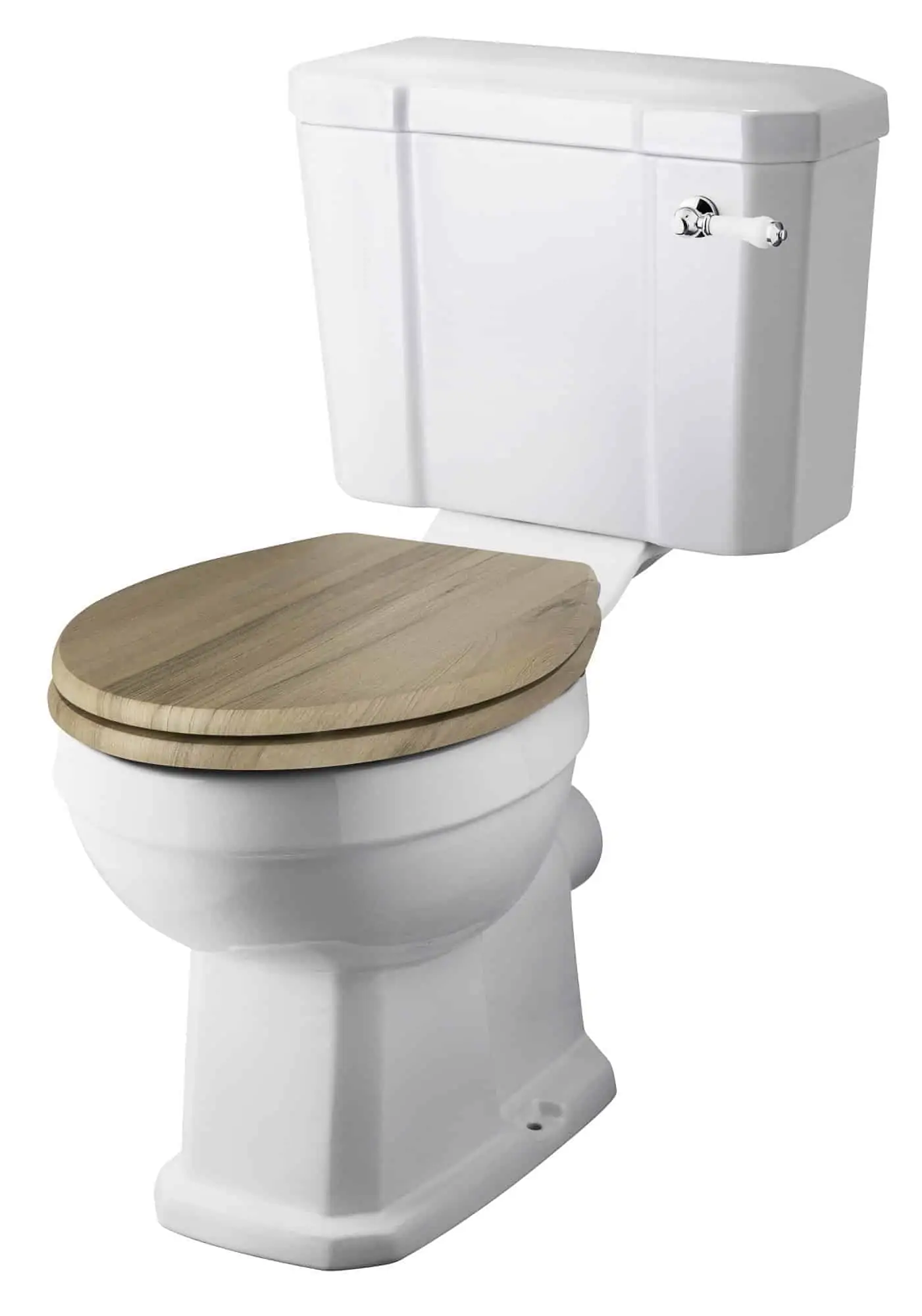 Cashel Close Coupled Pan Cistern Soft Close Seat Cover