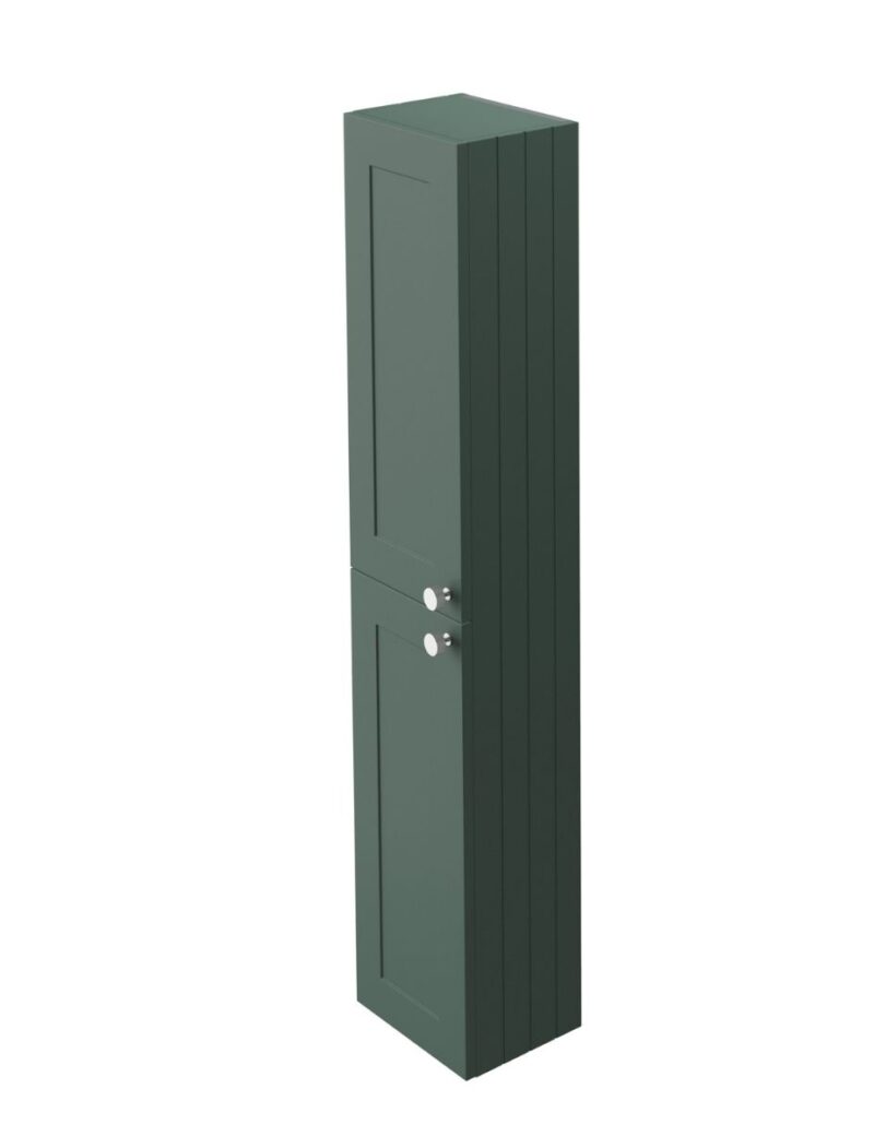 Clarity Boston Green 1500mm Wall Hung Side Cabinet